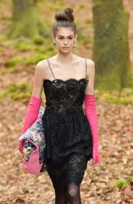 KAIA GERBER Chanel Forest Runway Show in Paris 03/06/2018