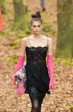 KAIA GERBER Chanel Forest Runway Show in Paris 03/06/2018