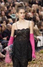 KAIA GERBER Chanel Forest Runway Show in Paris 03/06/2018
