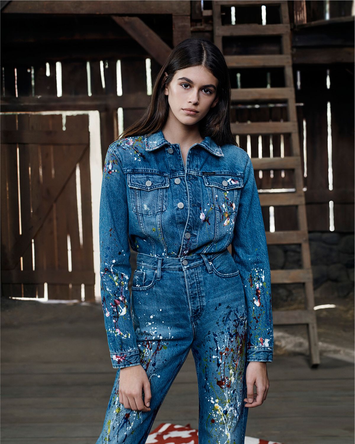 KAIA GERBER for #mycalvins Calvin Klein Jeans Spring 2018 Campaign ...