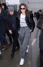 KAIA GERBER Leaves Chloe Show at Paris Fashion Week 03/01/2018