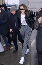 KAIA GERBER Leaves Chloe Show at Paris Fashion Week 03/01/2018
