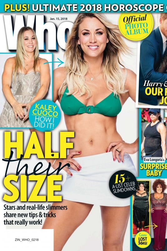 KALEY CUOCO in Who Magazine, January 2018