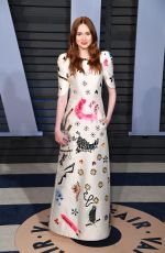 KAREN GILLAN at 2018 Vanity Fair Oscar Party in Beverly Hills 03/04/2018