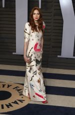KAREN GILLAN at 2018 Vanity Fair Oscar Party in Beverly Hills 03/04/2018
