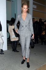 KARLIE KLOSS Arrive at Gagosian Gallery in Beverly Hills 03/01/2018