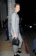 KARLIE KLOSS Arrive at Gagosian Gallery in Beverly Hills 03/01/2018