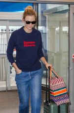 KARLIE KLOSS Arrives at JFK Airport in New York 03/16/2018