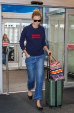 KARLIE KLOSS Arrives at JFK Airport in New York 03/16/2018