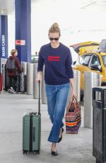 KARLIE KLOSS Arrives at JFK Airport in New York 03/16/2018
