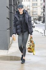 KARLIE KLOSS Heading to a Gym in New York 03/22/2018