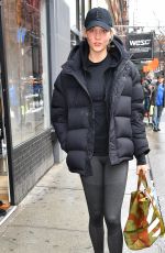KARLIE KLOSS Heading to a Gym in New York 03/22/2018