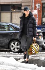 KARLIE KLOSS Heading to a Gym in New York 03/22/2018