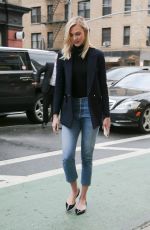 KARLIE KLOSS in Jeans Out in New York 03/08/2018