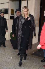 KARLIE KLOSS Leaves Her Hotel in Paris 03/04/2018
