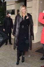 KARLIE KLOSS Leaves Her Hotel in Paris 03/04/2018