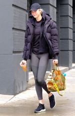KARLIE KLOSS Out and About in New York 02/22/2018
