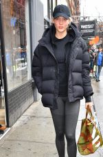 KARLIE KLOSS Out and About in New York 02/22/2018