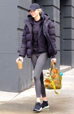 KARLIE KLOSS Out and About in New York 02/22/2018