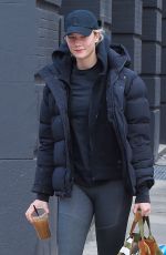 KARLIE KLOSS Out and About in New York 02/22/2018