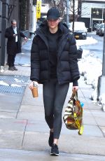 KARLIE KLOSS Out and About in New York 02/22/2018