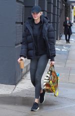 KARLIE KLOSS Out and About in New York 02/22/2018