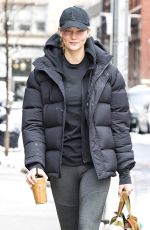 KARLIE KLOSS Out and About in New York 02/22/2018