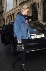 KARLIE KLOSS Out at Paris Fashion Week 03/04/2018