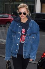 KARLIE KLOSS Out at Paris Fashion Week 03/04/2018