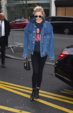 KARLIE KLOSS Out at Paris Fashion Week 03/04/2018