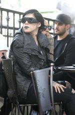 KAT VON D and Rafael Reyes Out for Lunch at Utah Cafe in Los Angeles 03/30/2018