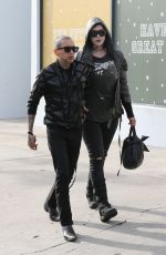 KAT VON D and Rafael Reyes Out for Lunch at Utah Cafe in Los Angeles 03/30/2018