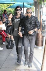 KAT VON D and Rafael Reyes Out for Lunch at Utah Cafe in Los Angeles 03/30/2018