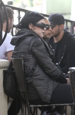 KAT VON D and Rafael Reyes Out for Lunch at Utah Cafe in Los Angeles 03/30/2018