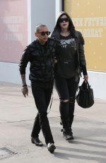 KAT VON D and Rafael Reyes Out for Lunch at Utah Cafe in Los Angeles 03/30/2018