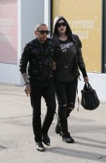 KAT VON D and Rafael Reyes Out for Lunch at Utah Cafe in Los Angeles 03/30/2018