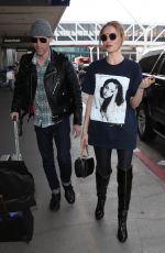 KATE BOSWORTH at LAX Airport in Los Angeles 03/05/2018