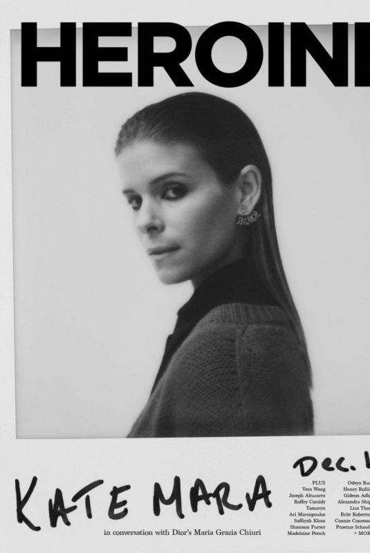 KATE MARA for Heroine Magazine, Spring 2018 Issue