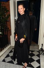 KATE MOSS at Mark’s Club in London 03/22/2018