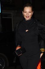KATE MOSS at Mark’s Club in London 03/22/2018