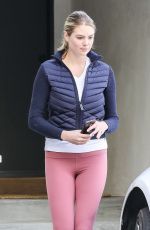 KATE UPTON Leaves a Friend