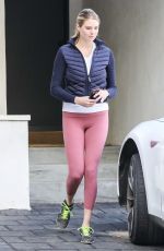 KATE UPTON Leaves a Friend