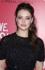KATHERINE LANGFORD at Love, Simon Premiere in New York 03/08/2018
