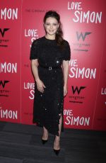 KATHERINE LANGFORD at Love, Simon Premiere in New York 03/08/2018