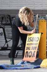 KATHERINE LANGFORD on the Set of Spontaneous in Vancouver 02/28/2018
