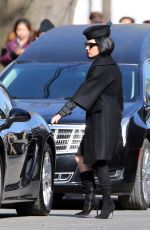 KATHERYN WINNICK on the Set of Polar in Toronto 03/20/2018