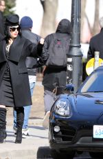 KATHERYN WINNICK on the Set of Polar in Toronto 03/20/2018