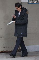 KATIE HOLMES Out and About in Chicago 03/27/2018