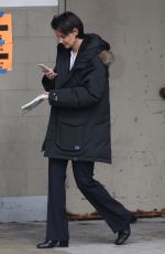 KATIE HOLMES Out and About in Chicago 03/27/2018