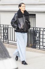 KATIE HOLMES Out and About in New York 03/05/2018